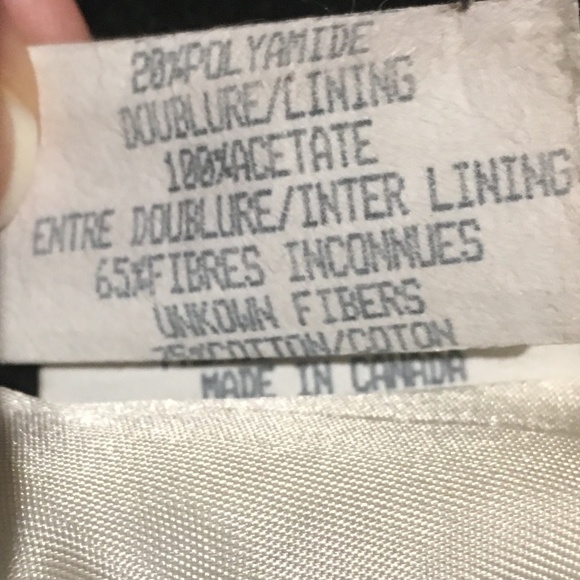 Women's tri-colour hooded wool coat, size 5 - Picture 6 of 13